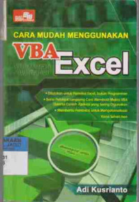 Cara Mudah Menggunakan VBA excel