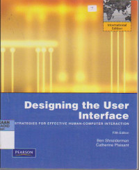 Image of Designing the User Interface: Strategies for effective human-computer interaction