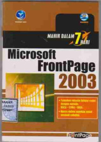 Mahir Dalam 7 Hari Microsoft FrontPage 2003