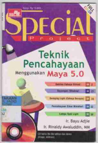 Special Project Teknik Pencahayaan menggunakan Maya 5.0