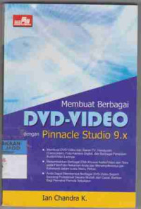 Membuat Berbagai DVD-Videodengan Pinnacle Studio 9.X