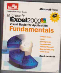 Peranti Untuk Belajar Sendiri Microsoft Excel 2000 Visual Basic for Application Fundamental