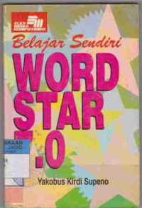 Belajar sendiri WordStar 7.0