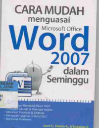 Cara Mudah Menguasai Microsoft Office 2007