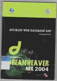 Aplikasi Web database dengan ASP Menggunakan Macromedia Dreamweaver Max 2004