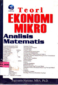 Teori Ekonomi Mikro Analisis Matematis