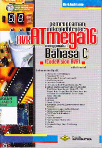 Pemrograman Mikrokontroler AVR AT mega 16 Menggunakan Bahasa C (codeVision AVR)