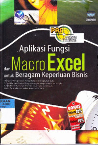 Aplikasi Fungsi dan Macro Excel untuk Beragam Keperluan Bisnis