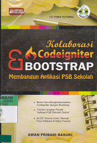 Image of Kolaborasi Codeigniter & Bootstrap Membangun Aplikasi PSB Sekolah