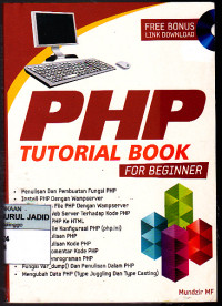 PHP TUTORIAL BOOK FOR BEGINNER