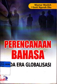 PERENCANAAN BAHASA PADA ERA GLOBALISASI