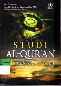 STUDI AL QURAN METODE DAN KONSEP