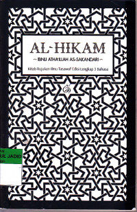 Al Hikam Kitab Rujukan Ilmu Tasawuf Edisi Lengkap 3 Bahasa