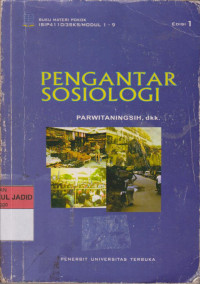 PENGANTAR SOSIOLOGI