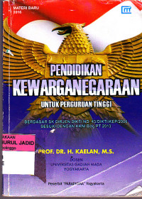 PENDIDIKAN KEWARGANEGARAAN UNTUK PERGURUAN TINGGI