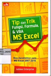 TIP DAN TRIK FUNGSI, FORMULA, & VBA MS EXCEL