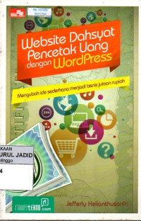 Image of WEBSITE DAHSYAT PENCETAK UANG DENGAN WORDPRESS