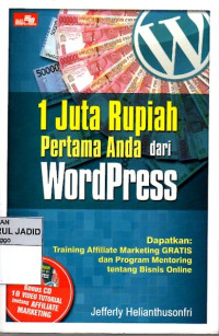 1 JUTA RUPIAH PERTAMA ANDA DARI WORDPRESS