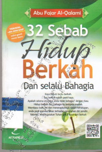 32 SEBAB HIDUP BERKAH DAN SELALU BAHAGIA