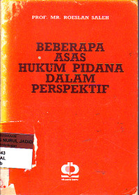 BEBERAPA ASAS HUKUM PIDANA DALAM PERSPEKTIF