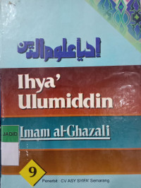 IHYA' ULUMUDDIN JILID 9