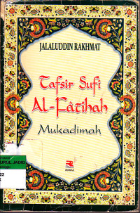 Image of TAFSIR SUFI AL FATIHAH MUKADIMAH