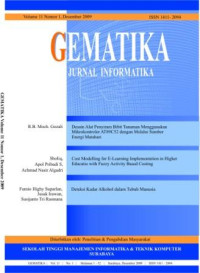 JURNAL ILMIAH GEMATEK Vol. 9 No. 2