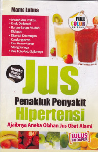 Image of JUS Penakluk penyakit hipertensi