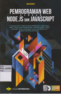 PEMROGRAMAN WEB DENGAN NODE.JS DAN JAVASCRIPT