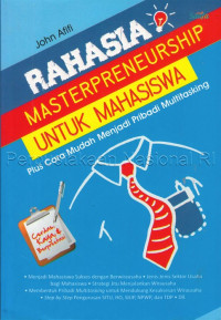 RAHASIA MASTERPRENEURSHIP UNTUK MAHASISWA
