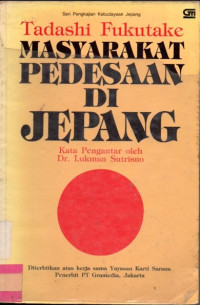 MASYARAKAT PEDESAAN DI JEPANG