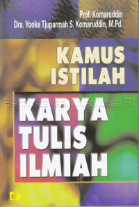 Kamus istilah karya tulis ilmiah