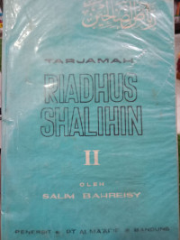 TARJAMAH RIADUS SHALIHIN II