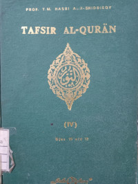 TAFSIR AL-QURAN (IV) DJUZ 10