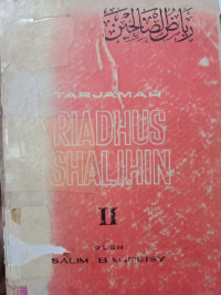 TARJAMAH RIADUS SHALIHIN II