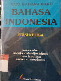 TATA BAHASA BAKU BAHASA INDONESIA